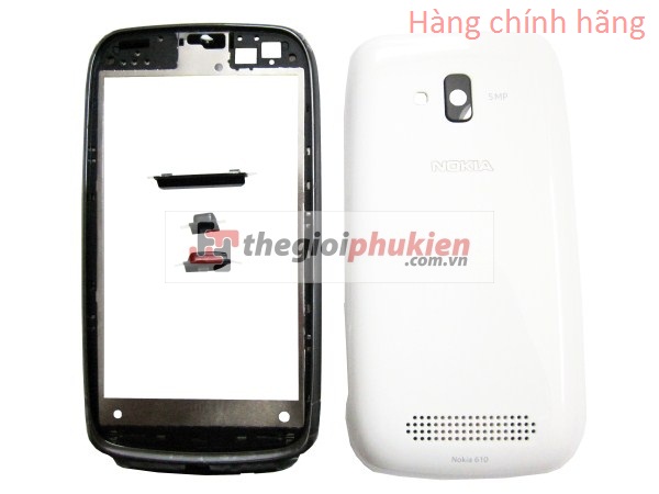 Vỏ Nokia Lumia 610 White Công ty